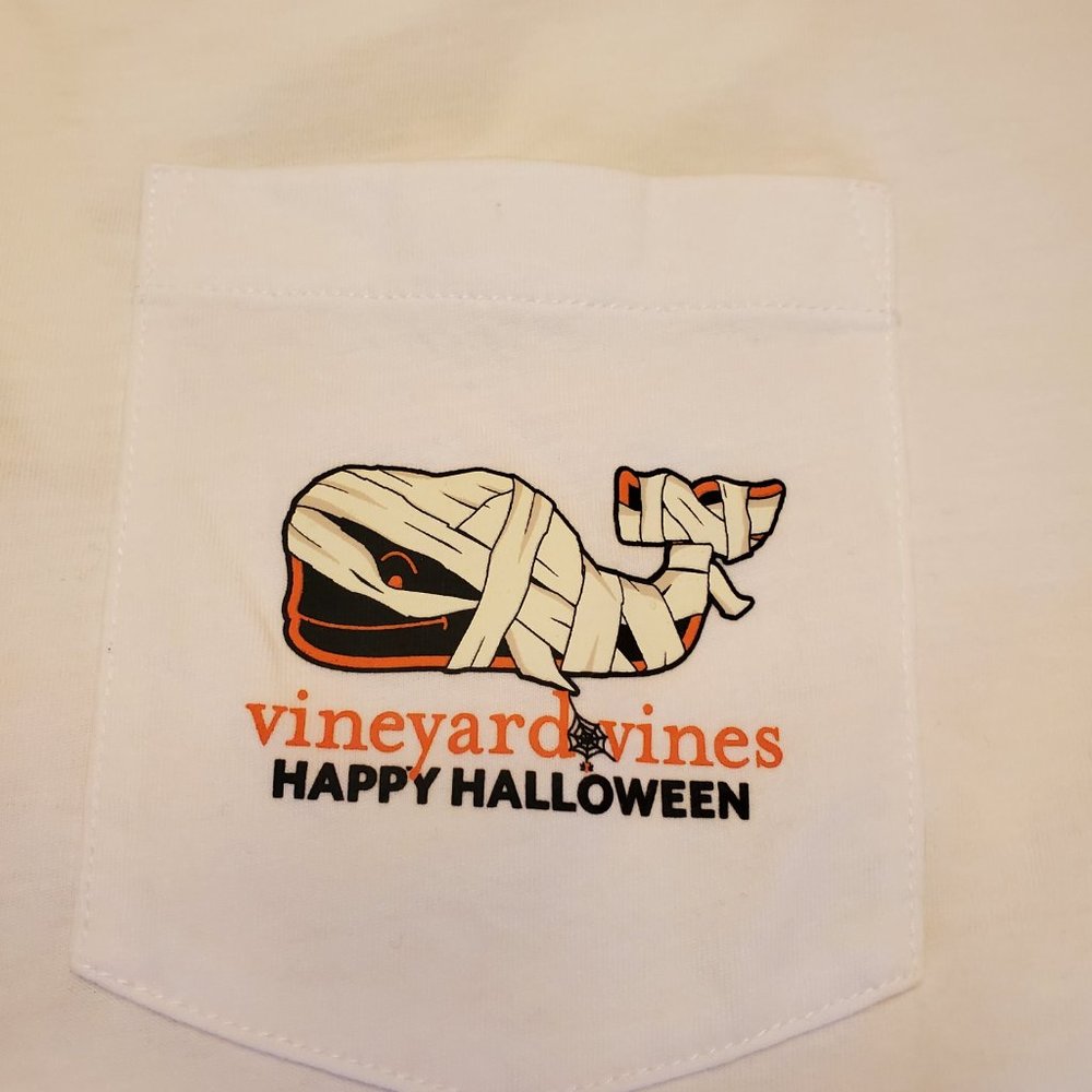 Vineyard Vines SS Mummy Whale Mens S Tee - Picture 3 of 7